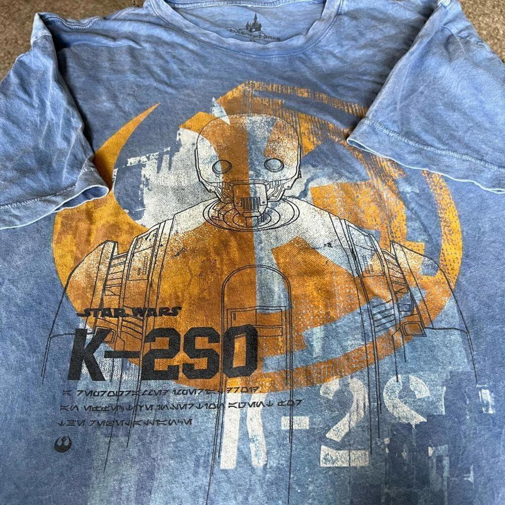 Disney Parks Star Wars K-2SO Men’s 2XL Graphic Crew‎ Neck T-Shirt